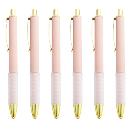 Lerpwige Multifunktionaler Signierstift, 1,0 mm, einziehbarer Kugelschreiber, glattes Schreiben, für Teenager, Erwachsene, Studium, glattes Schreiben, Schule, 6 Stück Lerpwige Multifunktionaler Signierstift, 1,0 mm, einziehbarer Kugelschreiber, glattes Schreiben, für Teenager, Erwachsene, Studium, glattes Schreiben, Schule, 6 Stück von Lerpwige