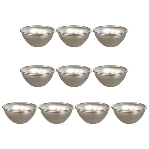 Lerpwige Packung Von 10 Nicht Stick Western Kuchen Tasse Metallpudding Backformen von Lerpwige