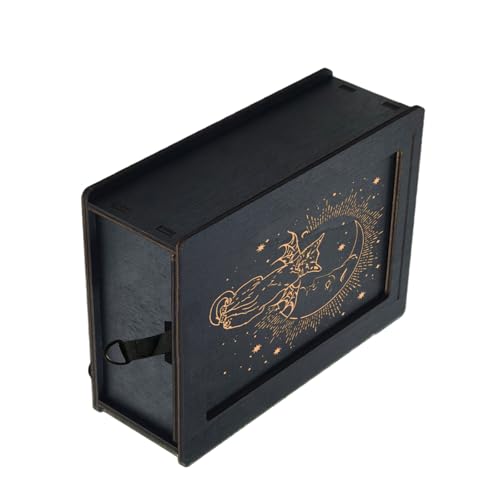Lerpwige Push Pull Tarot Card Box Astrologie Schmuckstück von Lerpwige