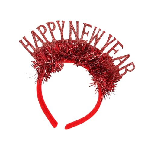 Lerpwige Silvester-Party-Stirnband für Erwachsene und Kinder, Pailletten-Haarreif, Weihnachtsfeier, Kopfschmuck, Neujahrsfest, Haarband von Lerpwige