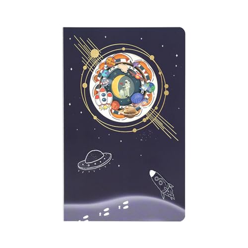 Lerpwige Space Wonderland Notebook Journal Notepads 120 Seiten Gepunktete Notizbilder Zeichnungsbuch Für Kinder Erwachsene Schreiben Journaling von Lerpwige
