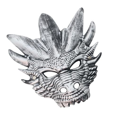 Lerpwige Vollgesichts-Drachenkopf-Maskerade-Dekoration, Halloween, Tierverkleidungszubehör für Erwachsene, Cosplay Lerpwige Vollgesichts-Drachenkopf-Maskerade-Dekoration, Halloween, Tierverkleidungszubehör für Erwachsene, Cosplay von Lerpwige