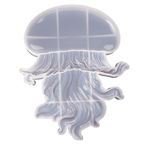 Marine Animal Resin Formen Untersetzer Kristallqualle Form Casting Marine Life Sea Thema Für Kinder Großes Silikon Für Epoxidharzgussseife Einzigartig von Lerpwige