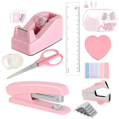 Office Tool Set Enthält Papierklebrigkeitsnote Stapler Stapelschere Grundnahrungsmittel Entferner Klebeband von Lerpwige