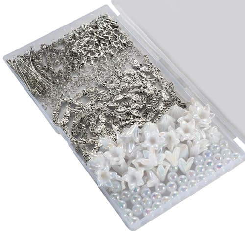 Packung Von 50 Eleganten Engels Und Perlen Schlüsselanschlüssen Tragbare Zubehördekoration Bequem Um Dem Süße Zu Verleihen von Lerpwige