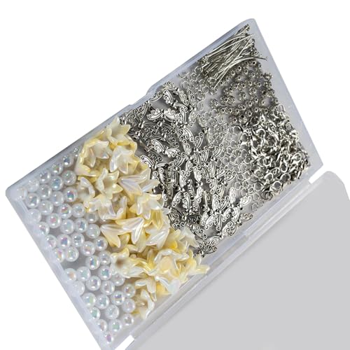 Packung Von 50 Eleganten Engels Und Perlen Schlüsselanschlüssen Tragbare Zubehördekoration Bequem Um Dem Süße Zu Verleihen von Lerpwige