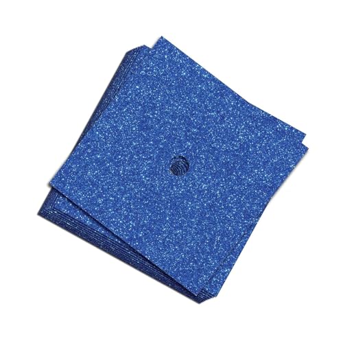 Packung mit 10 eleganten glitzernden Kartons für Abschlussfeiern, Basteldekorationen, Hutverzierungen, Bastelmaterialien Packung mit 10 eleganten glitzernden Kartons für Abschlussfeiern, Basteldekorationen, Hutverzierungen, Bastelmaterialien von Lerpwige