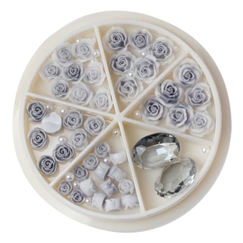 Rose Blumen Nagelbringer Runde Perlen Nagel Art Charms 3D Blumen Nagel Strasssteine Charme Nagelkunstdekor Für Acrylnägel Rose Blumen Nagelbringer Runde Perlen Nagel Art Charms 3D Blumen Nagel Strasssteine Charme Nagelkunstdekor Für Acrylnägel von Lerpwige