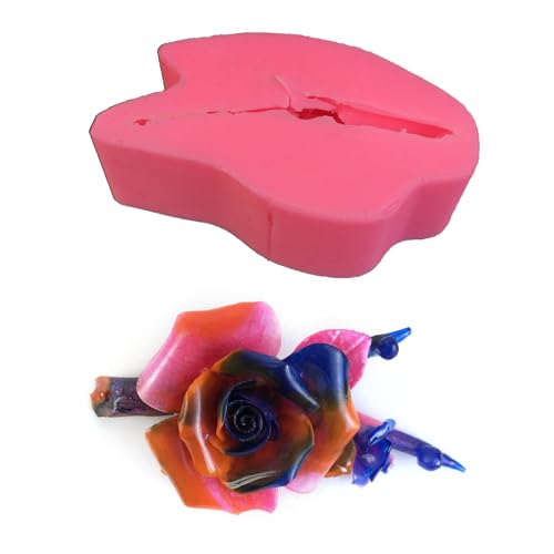 Rose Blumenharzform Für Kerzen Dufthalter Gypsum Ornamente Valentine Geschenk Epoxidharz Guss Silikonform Rose Blumenharzform Für Kerzen Dufthalter Gypsum Ornamente Valentine Geschenk Epoxidharz Guss Silikonform von Lerpwige