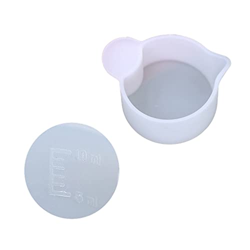 Rührstab aus Kunstharz, Epoxidharz, Flüssigfarbe, Rührstäbe, Dosierbecher mit präziser Skala, geteilter Becher, wiederverwendbares Harzwerkzeug von Lerpwige