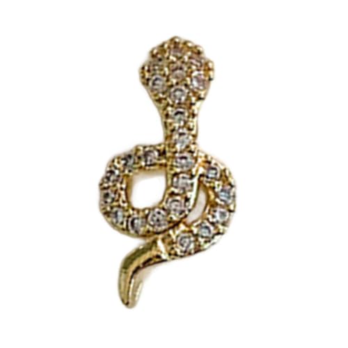 Schlangennägel Charme Snake Nails Schmuckzubehör Snake Form Nägel Kunst Charme Nägel Kunstdekorationen von Lerpwige