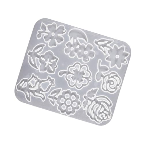 Verschiedene Blumen-Silikonformen für handgefertigte Schmuckherstellung mit Rosenblatt-Formen, stilvolle Anhänger-Charm-Form Verschiedene Blumen-Silikonformen für handgefertigte Schmuckherstellung mit Rosenblatt-Formen, stilvolle Anhänger-Charm-Form von Lerpwige