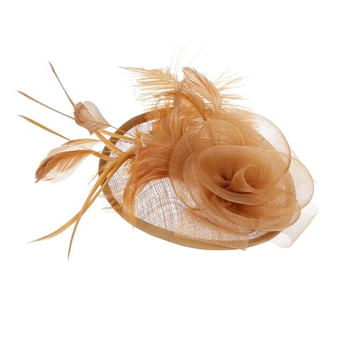 Wunderschöner Fascinator-Hut, zartes britisches Leinen, Brauthut, Accessoire für Themenpartys und Feiern von Lerpwige