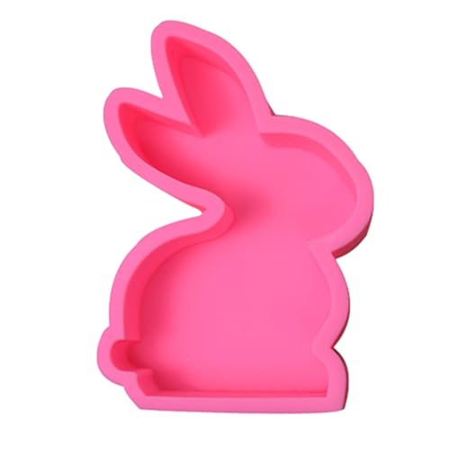 Osterhasen Silikonformen | Hase Silikon Epoxidharz Kerzenform | DIY Kaninchen, handgefertigtes Kunsthandwerk | 3D Gussformen zum Backen von Kuchen, Schokolade, Seife, Süßigkeiten von leryveo