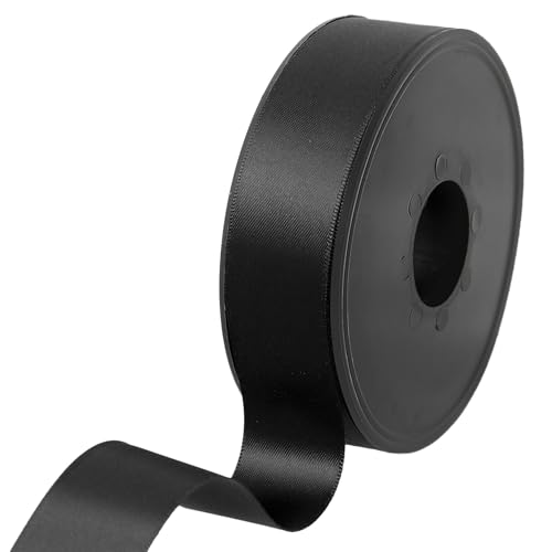Les Petits Rubans Polyesterband – doppelseitiges Satinband aus 100% Polyester für Hochzeiten, Geschenkverpackungen, Blumenarrangements, Kunsthandwerk, Kuchen, Schleifen, Verzierungen, 25 mm x 25 m von Les Petits Rubans