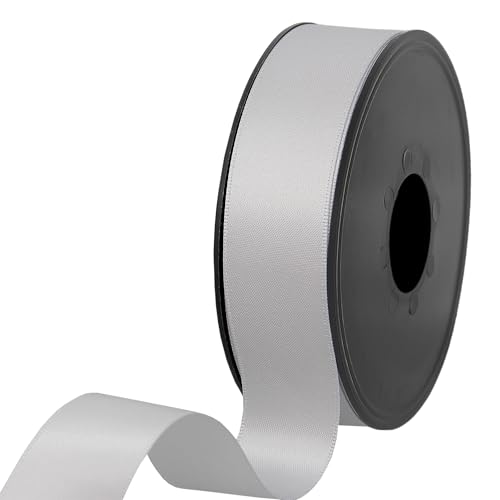 Les Petits Rubans Polyesterband – doppelseitiges Satinband aus 100% Polyester für Hochzeiten, Geschenkverpackungen, Blumenarrangements, Kunsthandwerk, Kuchen, Schleifen, Verzierungen, 25 mm x 25 m von Les Petits Rubans