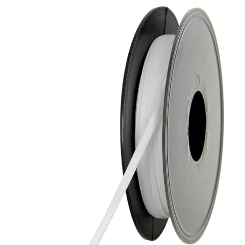 Les Petits Rubans Polyesterband – doppelseitiges Satinband aus 100% Polyester für Hochzeiten, Geschenkverpackungen, Blumenarrangements, Kunsthandwerk, Kuchen, Schleifen, Verzierungen, 3 mm x 50 m von Les Petits Rubans