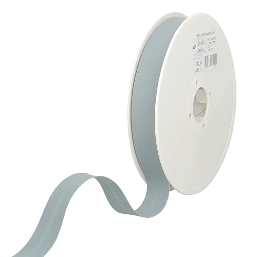 Les Petits Rubans Schrägband – 20 mm breit, gefaltet 10 mm, 25 m Rolle, 50% Baumwolle, 50% Polyester, Bordüre zum Nähen, Banner, Polster, Möbel, Paspeln, Kleidung, Decken Les Petits Rubans Schrägband – 20 mm breit, gefaltet 10 mm, 25 m Rolle, 50% Baumwolle, 50% Polyester, Bordüre zum Nähen, Banner, Polster, Möbel, Paspeln, Kleidung, Decken von Les Petits Rubans