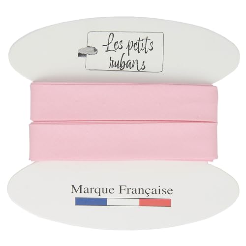Les Petits Rubans Schrägband aus 100% Baumwolle – 20 mm breit, 5 Meter lang – Einfassung zum Nähen, Polstern, Kleidung, Decken – Rosa Les Petits Rubans Schrägband aus 100% Baumwolle – 20 mm breit, 5 Meter lang – Einfassung zum Nähen, Polstern, Kleidung, Decken – Rosa von Les Petits Rubans