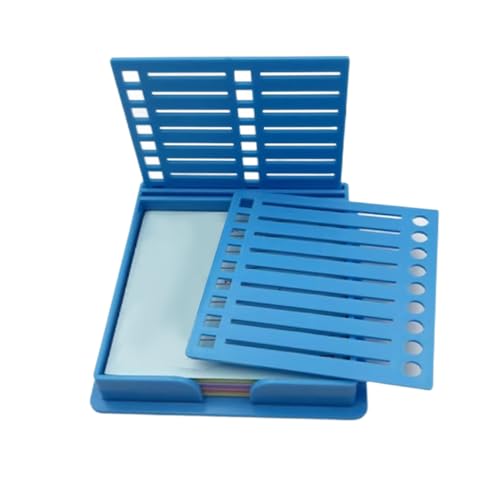 Haftnotiz-Schablone mit Haftnotizen, Notiz-Organizer, Spender mit 7,6 x 7,6 cm, selbstklebender Notizblock für Büro, Zuhause und Schule Haftnotiz-Schablone mit Haftnotizen, Notiz-Organizer, Spender mit 7,6 x 7,6 cm, selbstklebender Notizblock für Büro, Zuhause und Schule von Leseogye