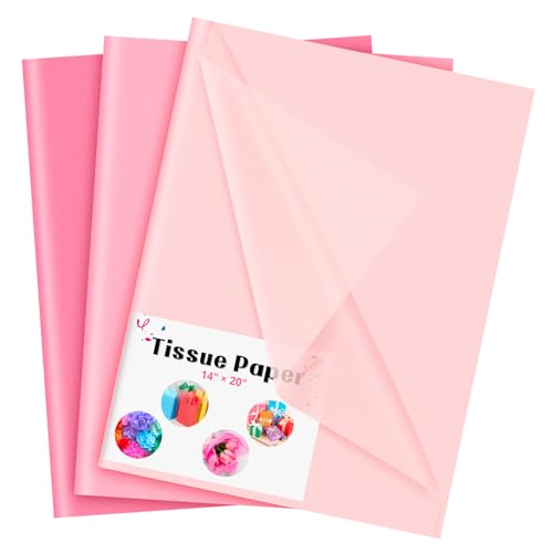 Rosa Seidenpapier für Geschenktüten 60 Blatt, 50 x 35 cm, Geschenkpapier, Blumenstrauß, Kraftpapier für Geburtstagsfeiern, Feiertage, Hochzeiten, Basteln, Dekoration, 4 Farboptionen Rosa Seidenpapier für Geschenktüten 60 Blatt, 50 x 35 cm, Geschenkpapier, Blumenstrauß, Kraftpapier für Geburtstagsfeiern, Feiertage, Hochzeiten, Basteln, Dekoration, 4 Farboptionen von Leslady