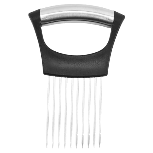 Zwiebelschneider Schneidehilfe, Zwiebelschneider Halter aus Edelstahl, Zwiebelhalter Gabel zum Schneiden Tomate Zwiebel Schneidehilfe Zwiebelschneider Schneidehilfe, Zwiebelschneider Halter aus Edelstahl, Zwiebelhalter Gabel zum Schneiden Tomate Zwiebel Schneidehilfe von Lesunbak