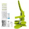 Abzeichen-Maschine, Abzeichenpresse, 32 mm, Abzeichen-Anstecknadel-Maschine, DIY-Abzeichen-Pressmaschine, Set mit 100 Knopfteilen + Cutter von LetCart