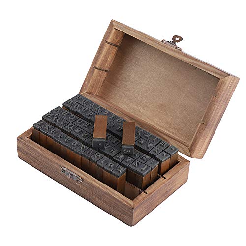 LetCart Alphabet-Stempel-Set – 70-teiliges Holz-Alphabet-Buchstaben-Gummistempel Im Vintage-Stil, Zahlensymbol-Stempel-Set Mit Aufbewahrungsbox Für Grußkarten LetCart Alphabet-Stempel-Set – 70-teiliges Holz-Alphabet-Buchstaben-Gummistempel Im Vintage-Stil, Zahlensymbol-Stempel-Set Mit Aufbewahrungsbox Für Grußkarten von LetCart