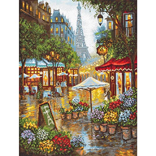Kreuzstich Set Frühlingsblumen, Paris, Relaunch Zählmuster Kreuzstich Set Frühlingsblumen, Paris, Relaunch Zählmuster von Letistitch