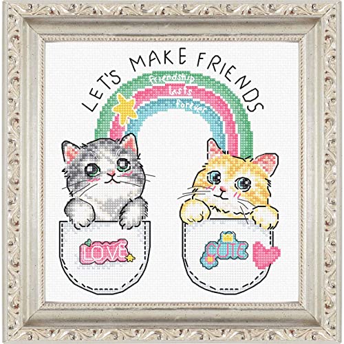 Kreuzstich Set Lass uns Freunde finden Zählmuster Kreuzstich Set Lass uns Freunde finden Zählmuster von Letistitch