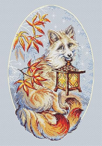 Kreuzstich Stickpackung Kitsune Zählmuster Kreuzstich Stickpackung Kitsune Zählmuster von Letistitch