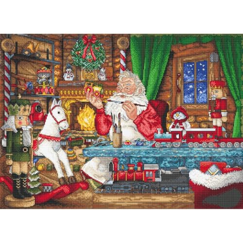 Kreuzstich Stickpackung Wir bereiten uns auf Weihnachten vor Zählmuster Kreuzstich Stickpackung Wir bereiten uns auf Weihnachten vor Zählmuster von Letistitch