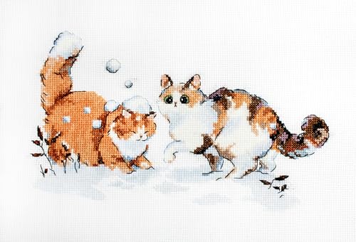 LETISTITCH L8813 Winter Kitties/Chatons d'hiver von Letistitch