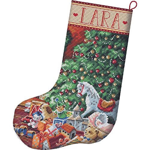 Letistitch Kreuzstich Set Kuscheliger Weihnachtsstrumpf Zählmuster, 24,5x37cm Letistitch Kreuzstich Set Kuscheliger Weihnachtsstrumpf Zählmuster, 24,5x37cm von Letistitch