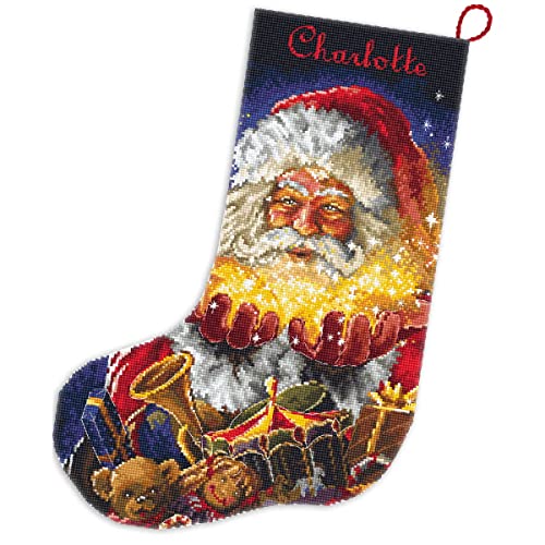 Kreuzstich Set Weihnachtsstrumpf Weihnachtswunder Zählmuster, Multifarbig Kreuzstich Set Weihnachtsstrumpf Weihnachtswunder Zählmuster, Multifarbig von Letistitch