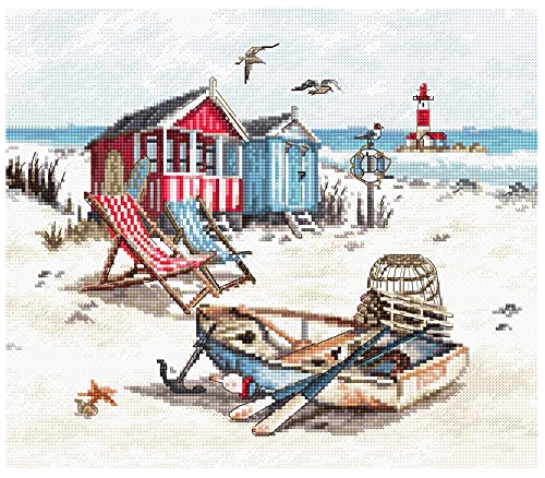 Lucas LetiStitch LETI972 Kreuzstich-Set, Motiv Strand Lucas LetiStitch LETI972 Kreuzstich-Set, Motiv Strand von LUCAS