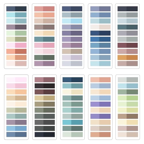 Leucasa 2000 Stück Haftnotizen 10 Farben Sticky Notes Haftnotizen Klebezettel für Lesen, Schreiben, Studieren, Büro, Schule Planer Memo Leucasa 2000 Stück Haftnotizen 10 Farben Sticky Notes Haftnotizen Klebezettel für Lesen, Schreiben, Studieren, Büro, Schule Planer Memo von Leucasa