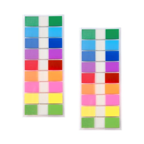Leucasa 360 Stück Haftstreifen 9 Farben Haftnotizen Sticky Notes Page Marker für Lesen, Schreiben, Studieren, Büro, Schule Planer Memo Leucasa 360 Stück Haftstreifen 9 Farben Haftnotizen Sticky Notes Page Marker für Lesen, Schreiben, Studieren, Büro, Schule Planer Memo von Leucasa