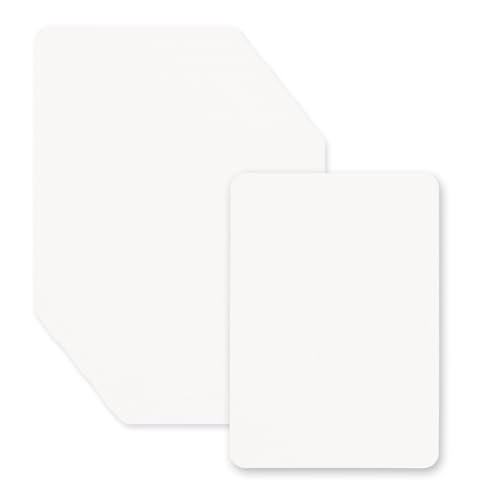 Leucasa 60 Stück A6 Kraftpapier Karten 10.5X14.8CM Postkarten Blanko 300g/m²Druckbar Karteikarten A6 Blanko für DIY Kreative,Hochzeitseinladungen,Dankeskarten（Weiß） von Leucasa