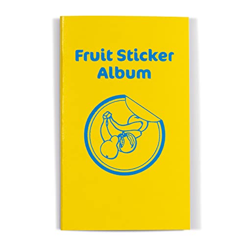 Leuchtturm 366080 Fruit Sticker Album - Sammelalbum für 900 Fruit Sticker mit strukturierter Aufbewahrung – gelb von Leuchtturm