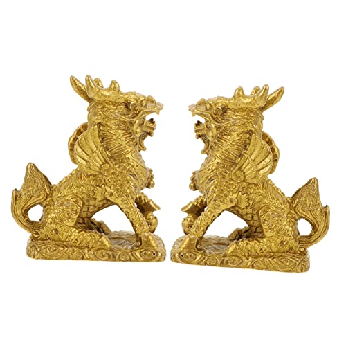 Levemolo 1 Paar Dekoration Feng Shui Ornamente Massivem Messing Tabletop Schmuck Chinesischen Stil Decor Levemolo 1 Paar Dekoration Feng Shui Ornamente Massivem Messing Tabletop Schmuck Chinesischen Stil Decor von Levemolo