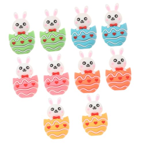 Levemolo Niedliche Osterhasen-partygeschenke Dekorationen für Ostern 5 Farben Mini-Hasen-Eier von Levemolo