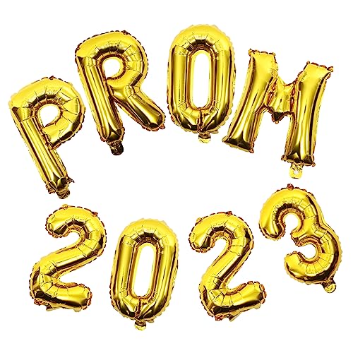 Levemolo 2 Sätze Graduation Party Luftballons Prom Ballons Dekoration für Innen Außen Raumdeko Abschlussfeier Ballons Festliche Folienballons von Levemolo