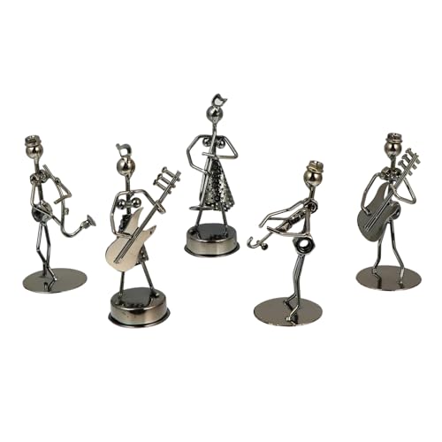 Levemolo Eisenkunst-Figur-Ornament 5 Stück Desktop-Band-schmuck Tabletop-Band- Einzigartige Musik-Band-Ornamente Für Zuhause Levemolo Eisenkunst-Figur-Ornament 5 Stück Desktop-Band-schmuck Tabletop-Band- Einzigartige Musik-Band-Ornamente Für Zuhause von Levemolo