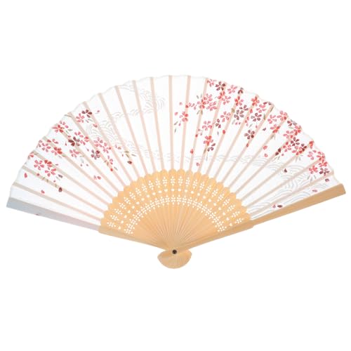 Levemolo Faltbarer Handfächer für Hochzeiten Chinesischer Retro Fächer aus Dekorative Fächer für Tänze und Aufführungen Leicht und Praktisch als von Levemolo