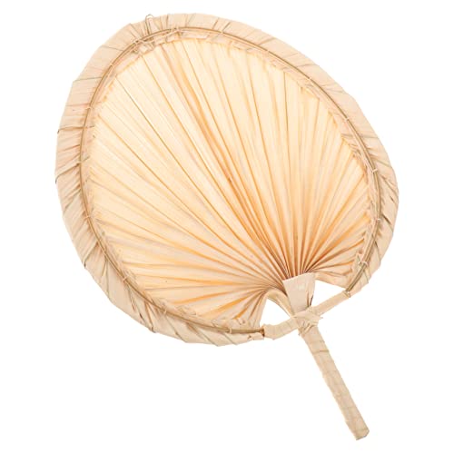 Levemolo Handgefertigter Kühlfächer aus Palmblättern Vintage Handventilator für Sommer Wanddekoration Fotografie für Senioren Levemolo Handgefertigter Kühlfächer aus Palmblättern Vintage Handventilator für Sommer Wanddekoration Fotografie für Senioren von Levemolo