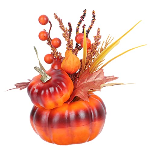 Levemolo Kürbis Deko Für Zuhause Tischschmuck Aus Kunstmaterial Realistische Kürbis-Ornament Passend Für Wohnzimmer Und Küche von Levemolo