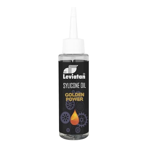 LEVIATAN Silikonöl Durchsichtig 100ml - Silicone Oil Schützt Gummidichtungen, Schmiert Schlösser und Scharniere - Sichert Schraubverbindungen und schmiert Lager von Leviatan