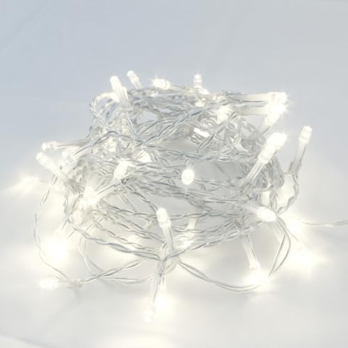 10 Meter 6000K IP44 230V 100 LED Lichterkette - Ideal für Innen- und Außendekorationen, wetterfest von Levitantes