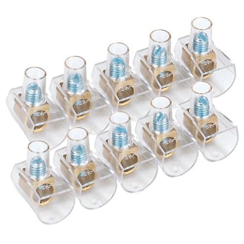 Klemmenblock - PC5 Klemmen, 10 mm, 2 Stück pro Blisterkarte, transparent, ideal für zuverlässige elektrische Verbindungen Klemmenblock - PC5 Klemmen, 10 mm, 2 Stück pro Blisterkarte, transparent, ideal für zuverlässige elektrische Verbindungen von Levitantes